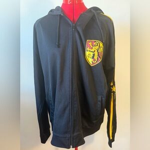 Vintage Y2K Harry Potter Quidditch Zip-Up Hoodie